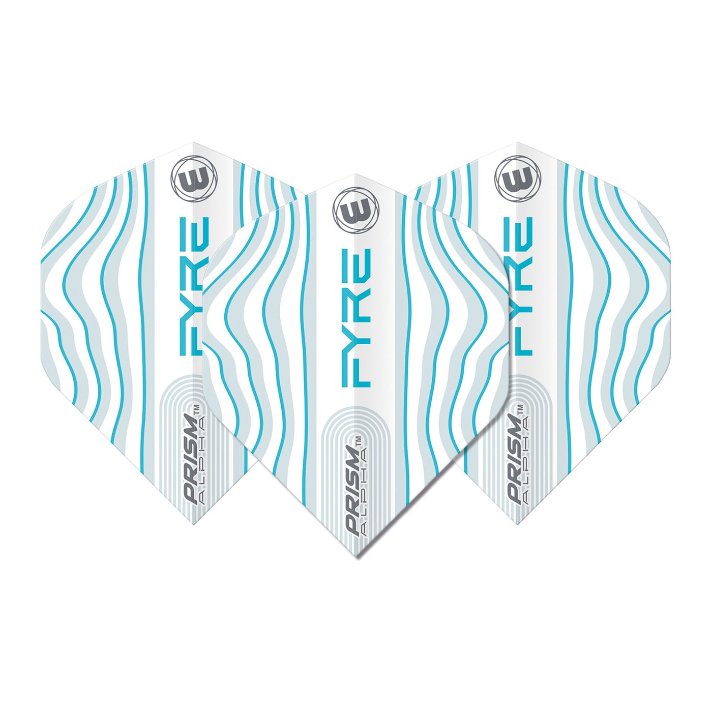 Winmau Prism Alpha Fyre White Darts Flights