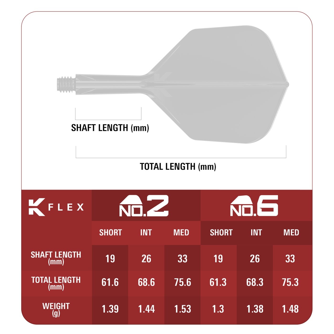 カツゥ Target Japan K-Flex Tung Suk Zenith G2 NO6 - Dart Flights