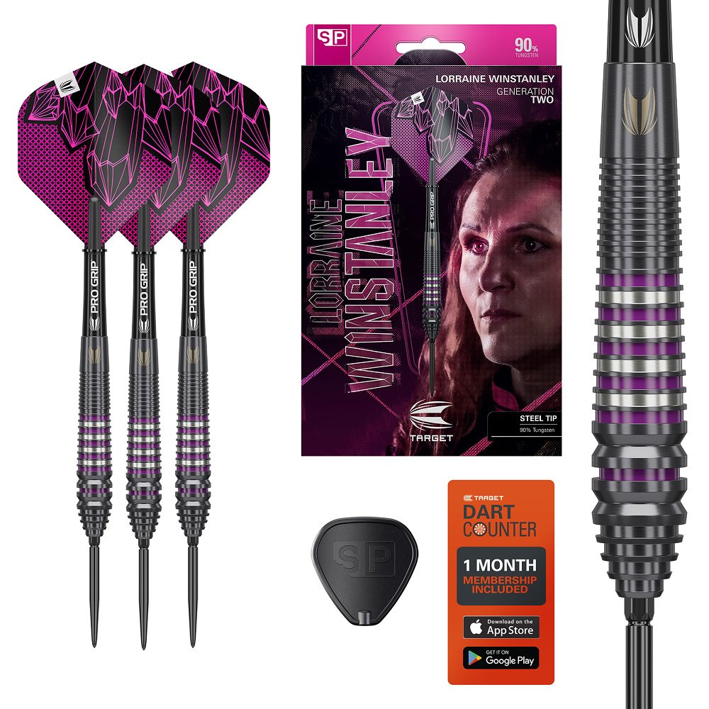 Target Lorraine Winstanley G2 Swiss Point 90% - Steel Tip Darts