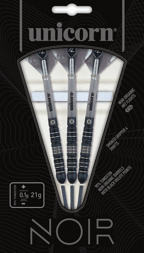 Unicorn Noir Shape 4 90% Steel Tip Darts