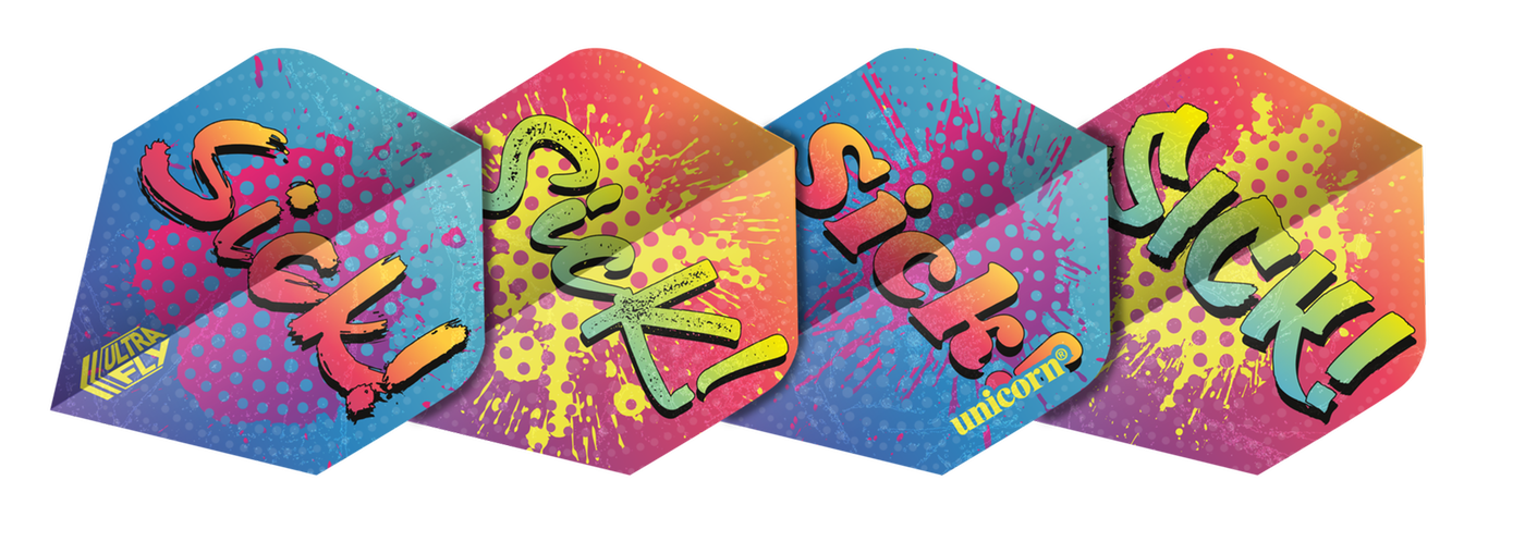 Unicorn Ultrafly SICK Graffiti PLUS Darts Flights