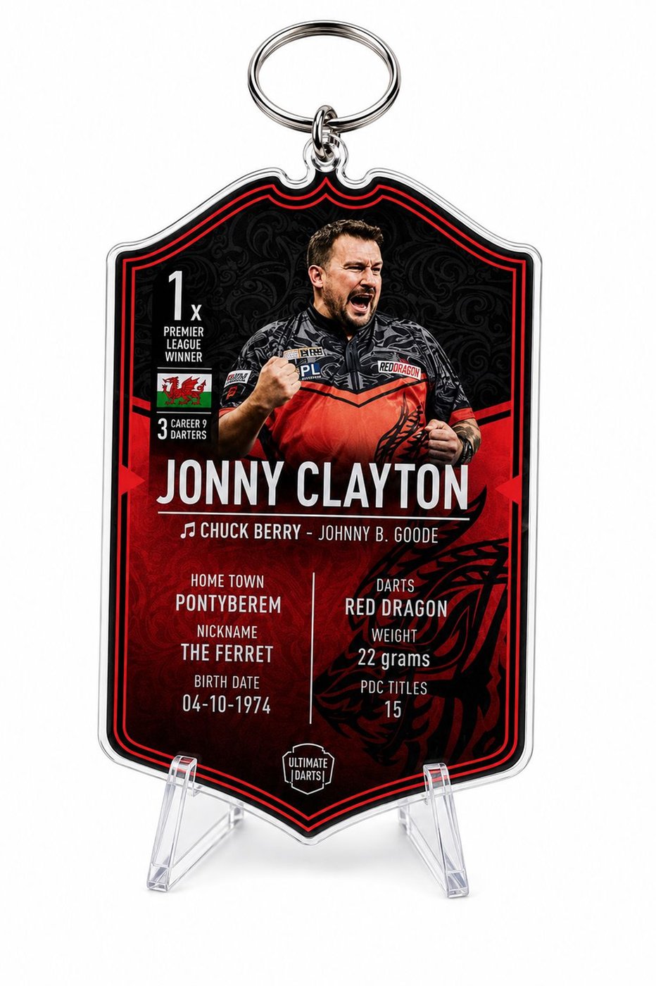 Ultimate Card Key Chain Jonny Clayton