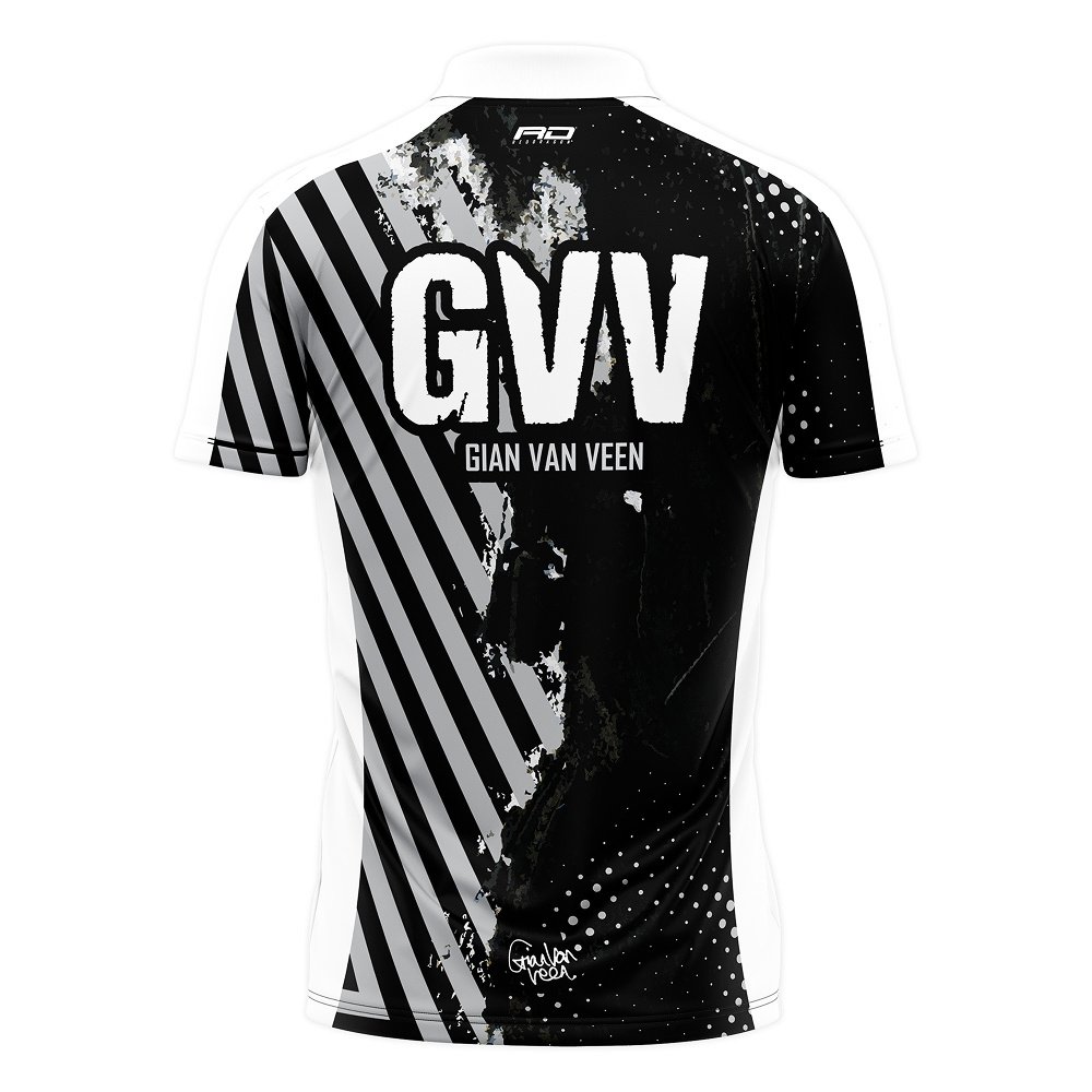 Red Dragon Gian van Veen 50 Years Anniversary Limited Edition Tour Polo