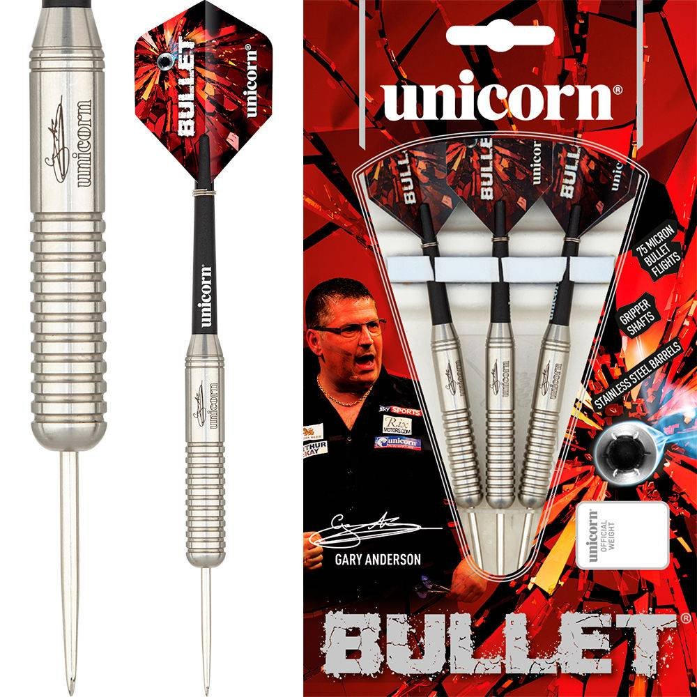 Unicorn Bullet Gary Anderson P2 - Steel Tip Darts