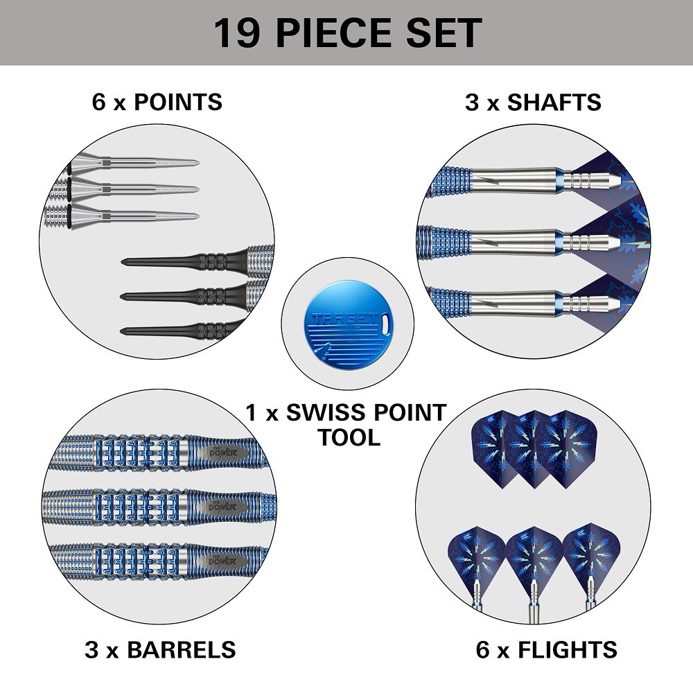 Target Phil Taylor Power Gx2 95% - Soft Tip Darts - Dartshopper.com