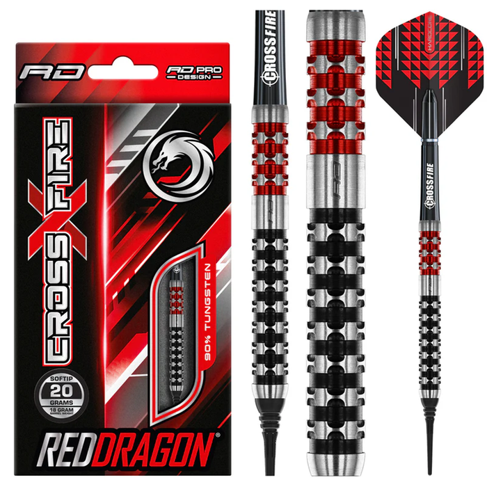 Red Dragon Crossfire 90% Soft Tip Darts