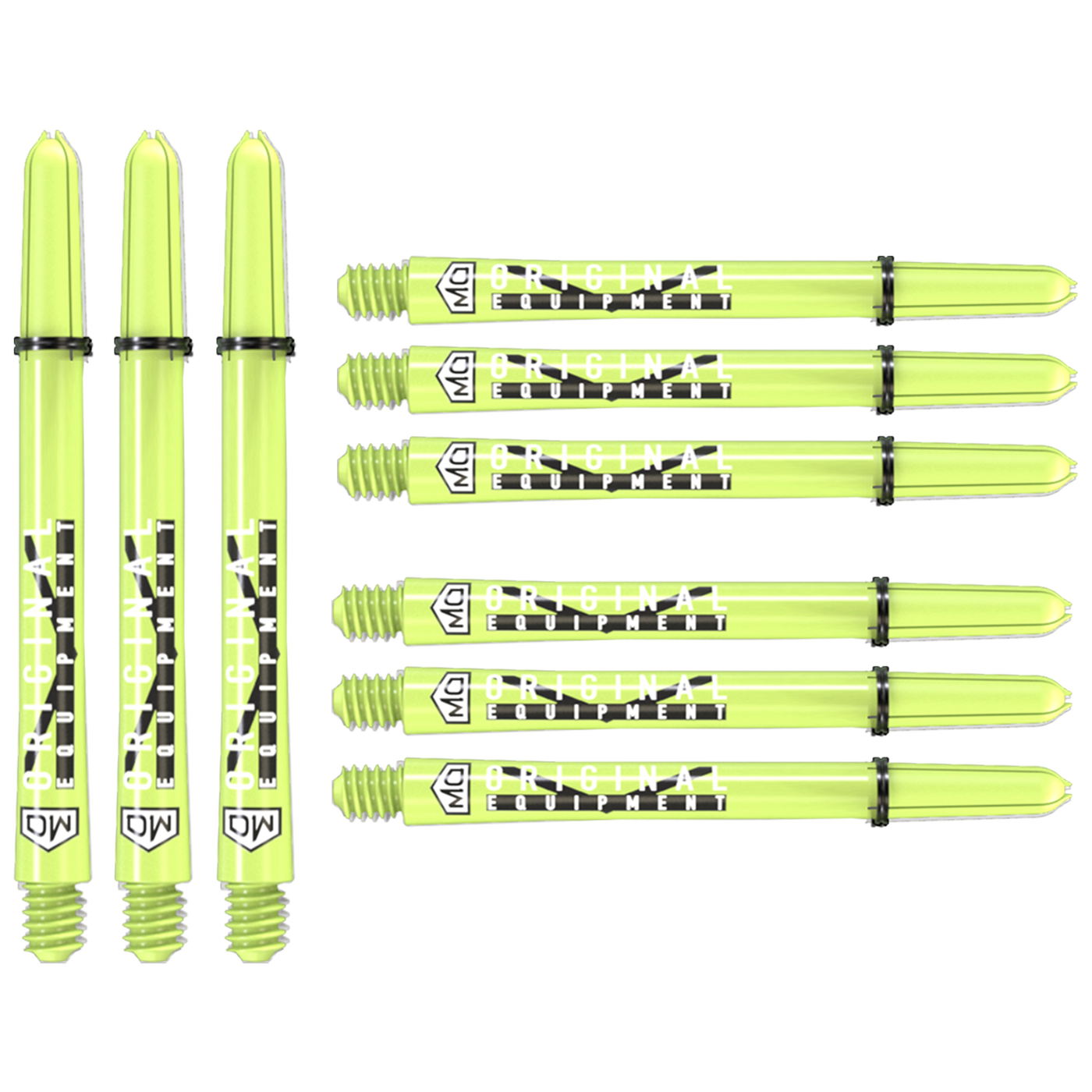 DW Clinch 3 Sets Lime Darts Shafts