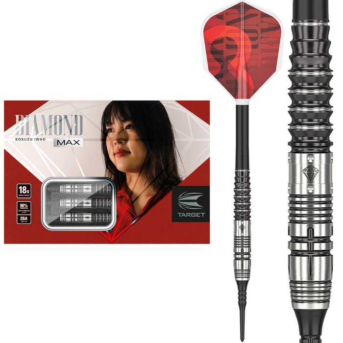 Target Japan Kosuwu Iwao Diamond Max G1 90% Soft Tip Darts
