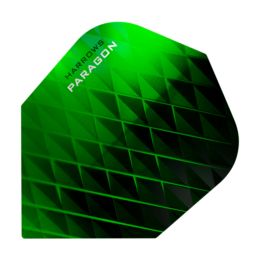Harrows Paragon Green - Dart Flights