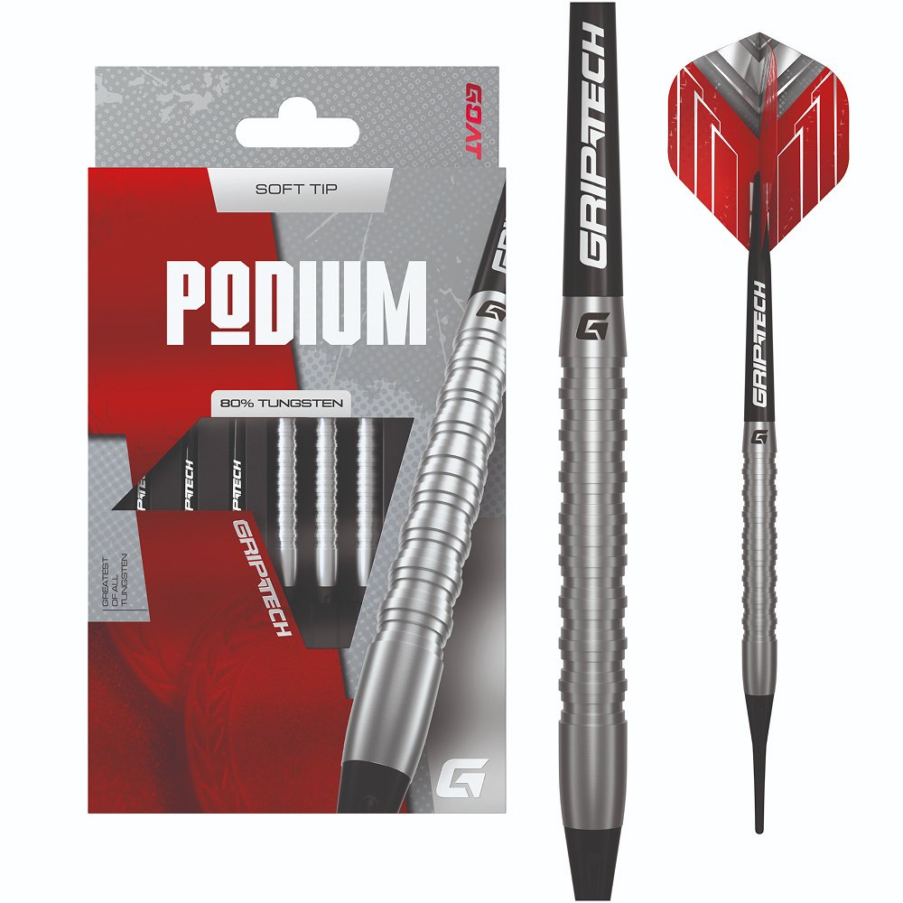 GOAT Podium Silver 80% - Soft Tip Darts