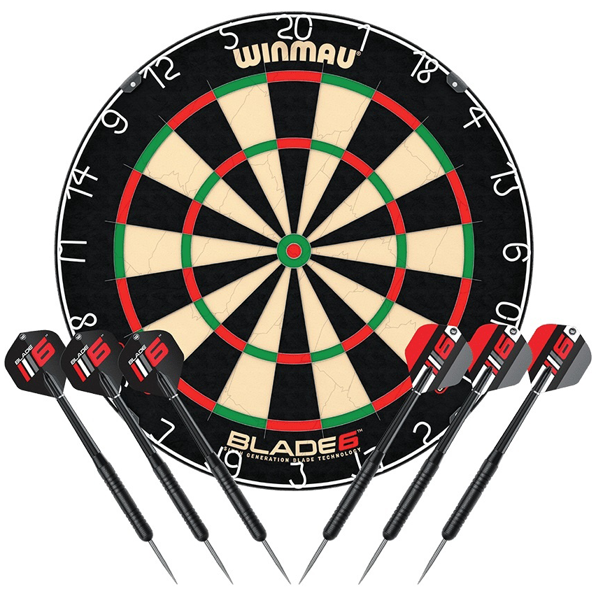 Winmau Blade 6 Set + 2 sets Winmau Steeldarts