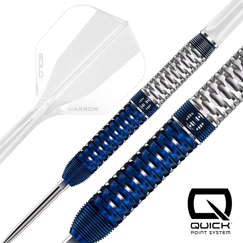 Harrows Geo Parallel Quick Point 90% - Steel Tip Darts