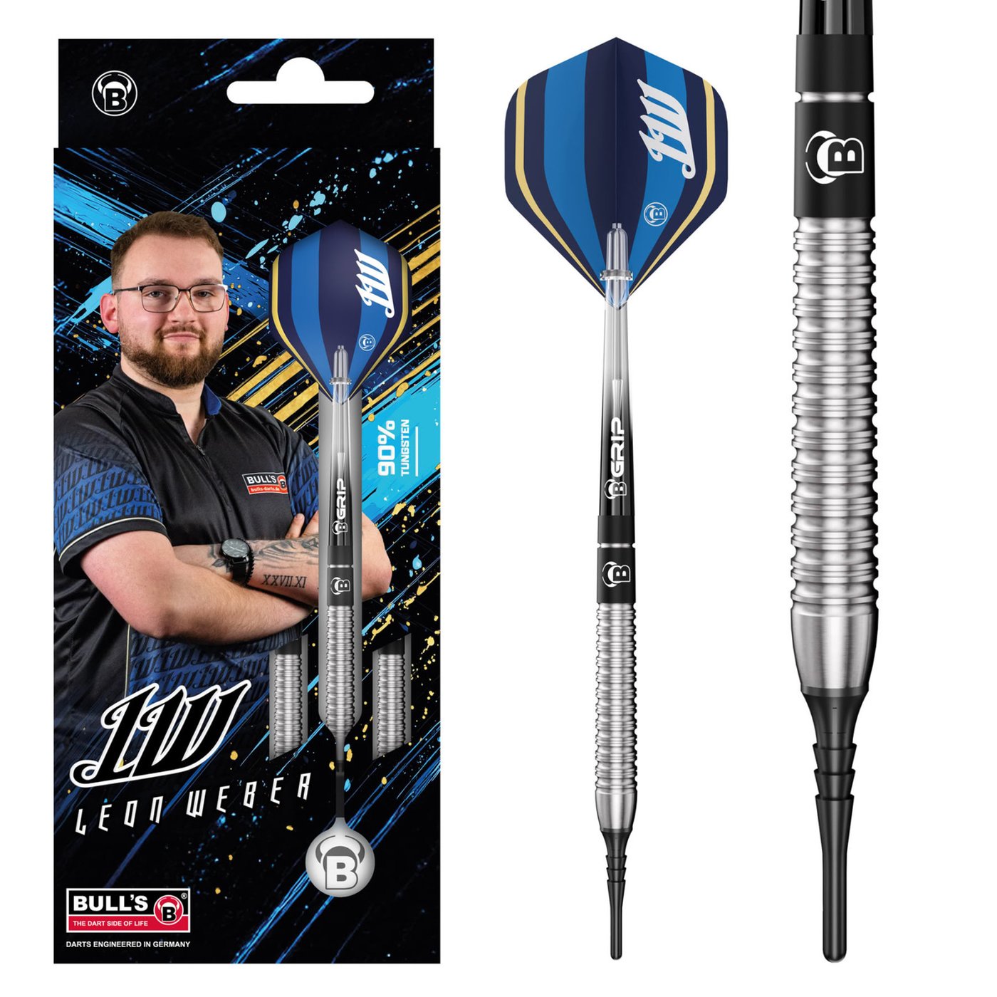 BULL'S Leon Weber 90%  - Lotki Soft