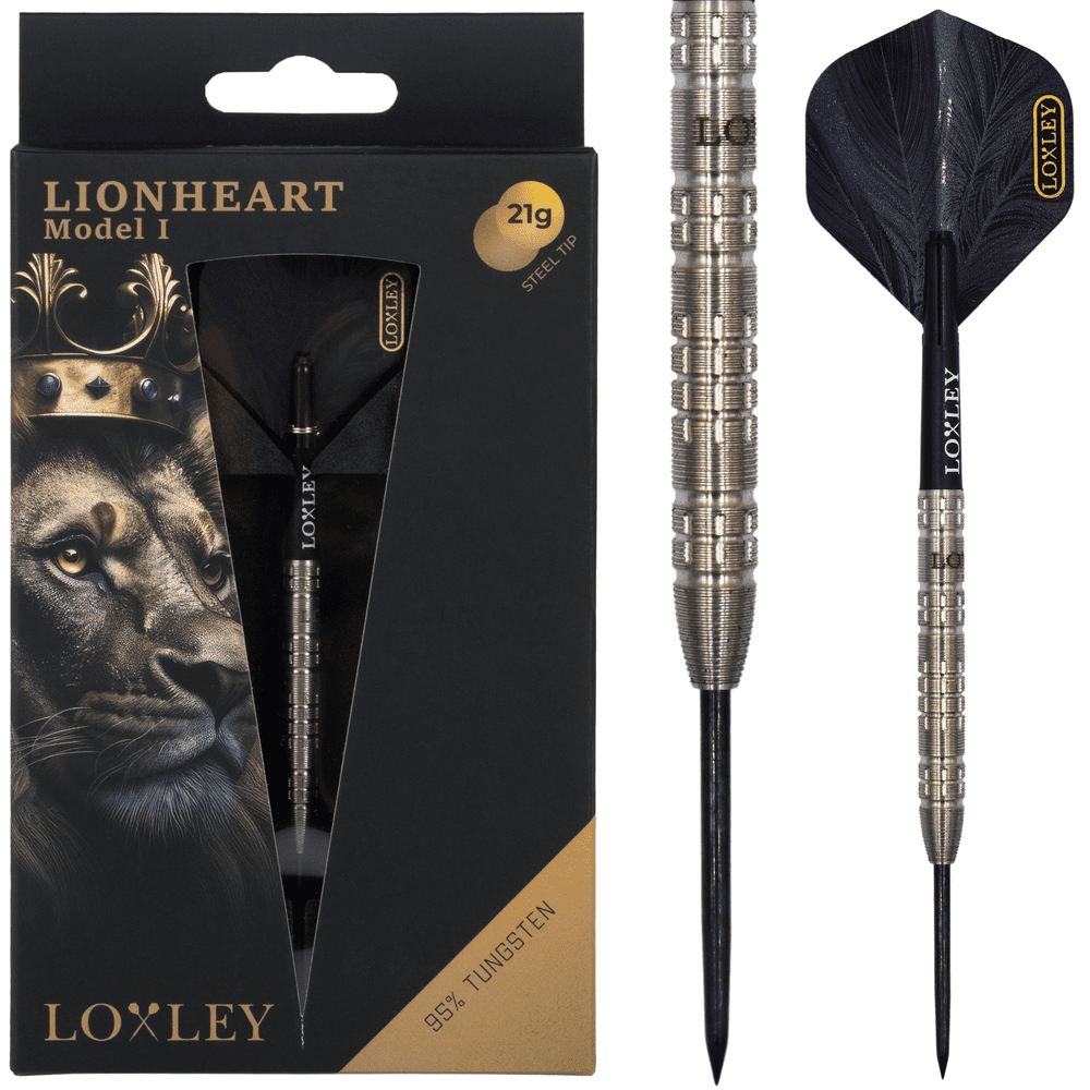 Dardos Loxley Lionheart Model 1 90% Punta de Acero
