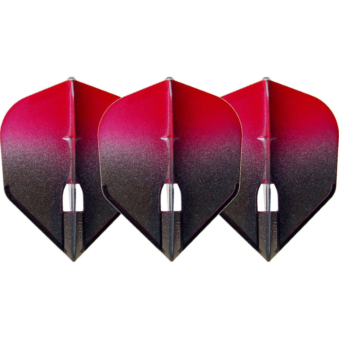 L-Style Champagne L3 Shape 2-Tone BK×Red - Dart Flights