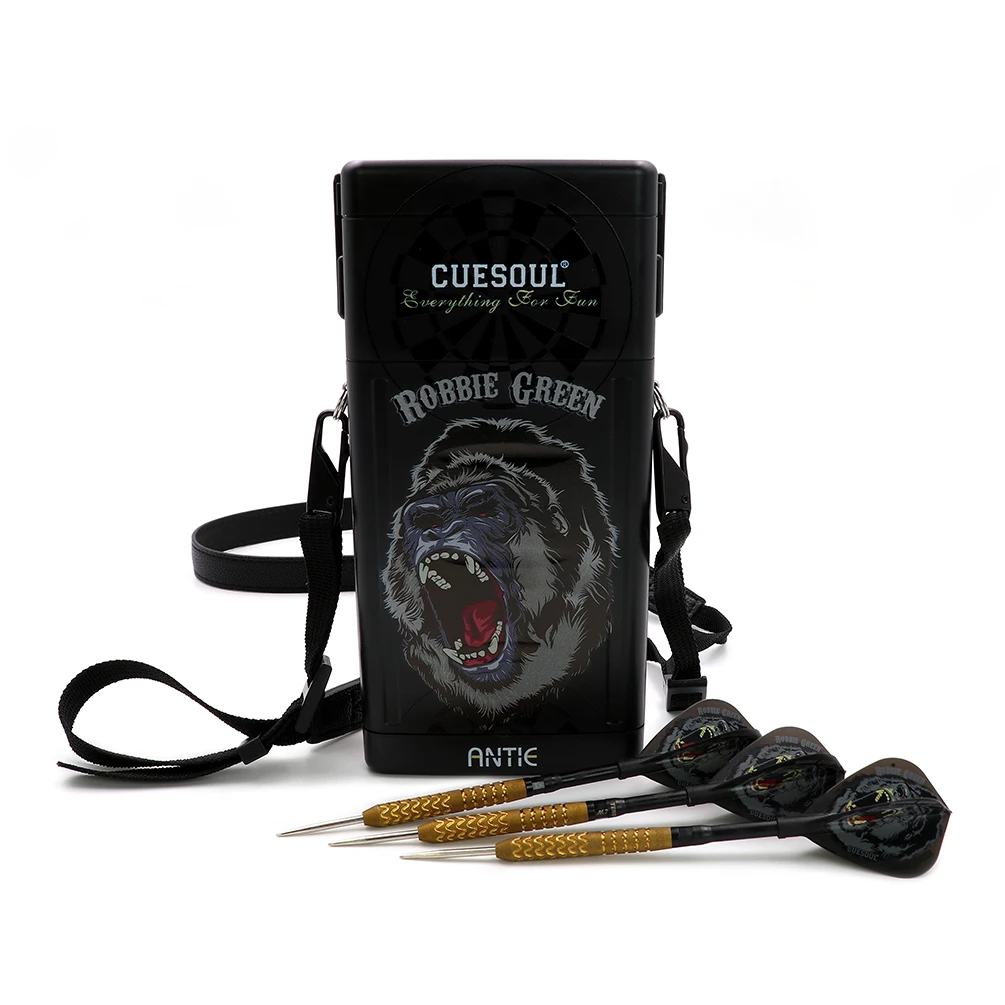 Cuesoul Robbie Green Oil Paint Gold 90% - Steel Tip Darts
