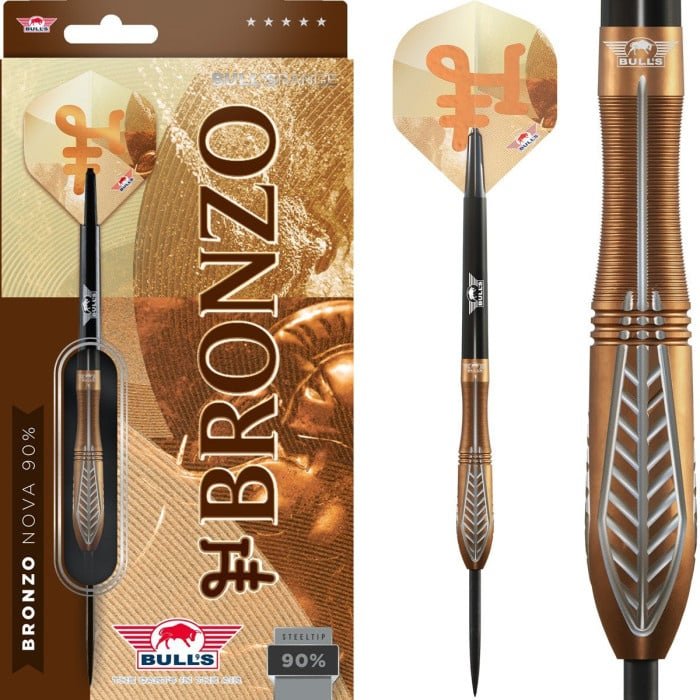 Bull's Bronzo Nova 90% - Steel Tip Darts