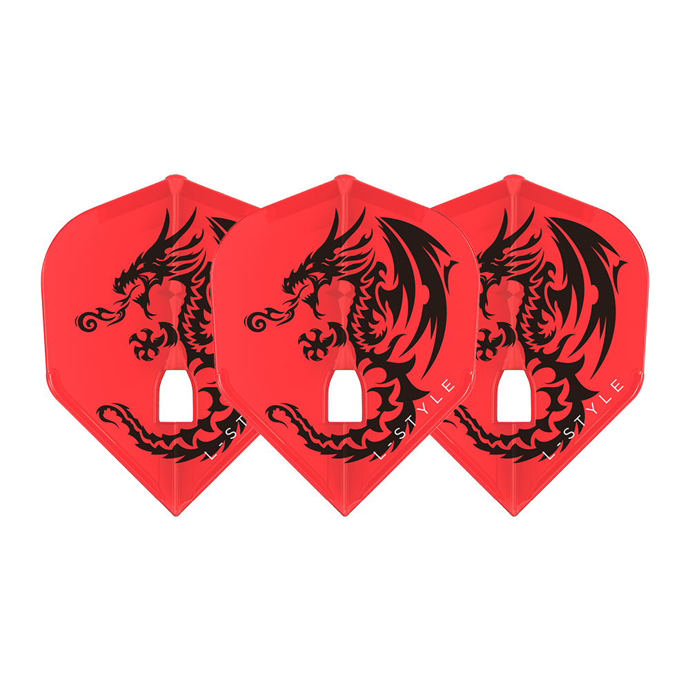 L-Style Champagne L3 Shape Neil Duff V1 Red Darts Flights