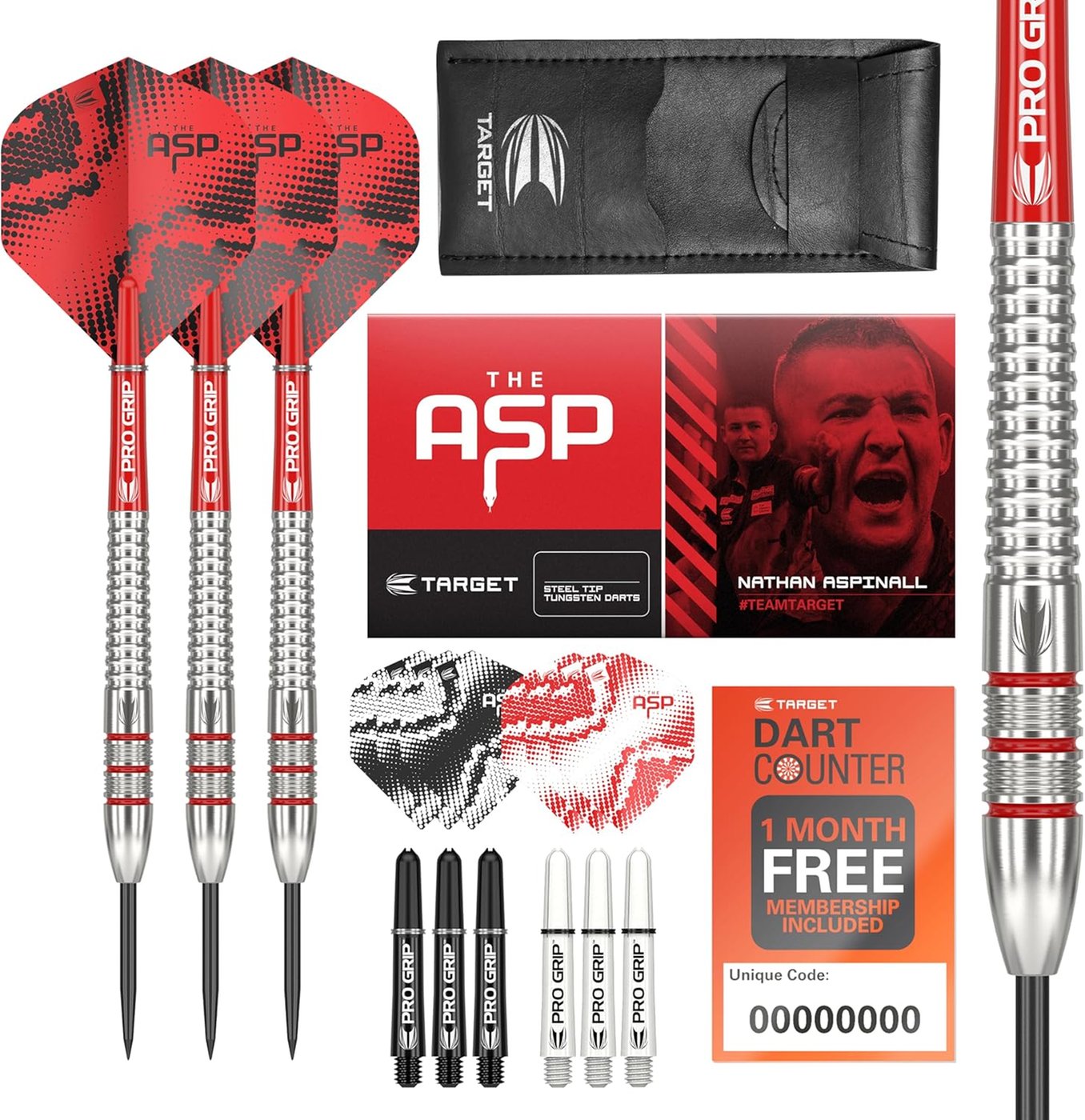 Target Nathan Aspinall 80% - Fléchettes pointe Acier