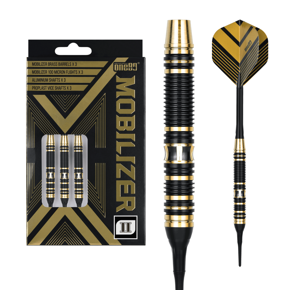 Dardos ONE80 Mobilizer 02 Brass  Punta de Plástico