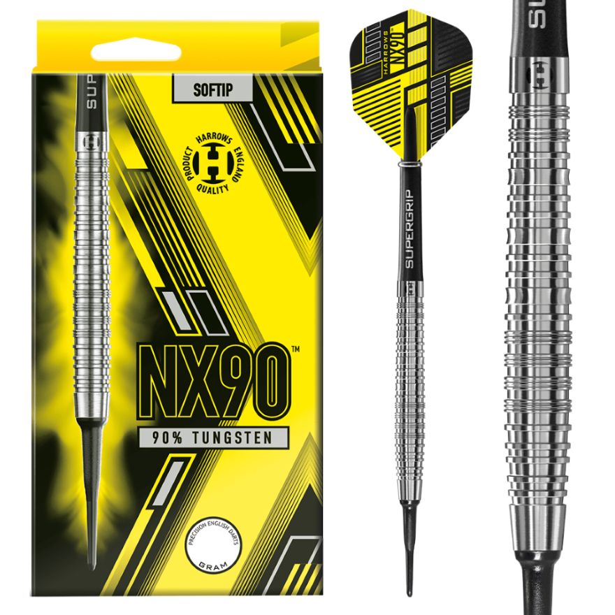 Harrows NX90 90% - Soft Tip Darts
