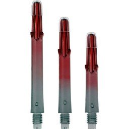 L-Style L- Gradient N9 Locked Straight Black & Red Darts Shafts