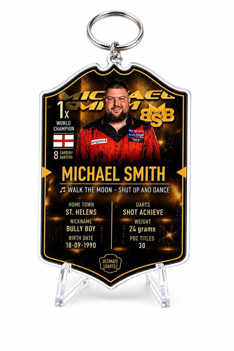 Ultimate Card Key Chain Michael Smith