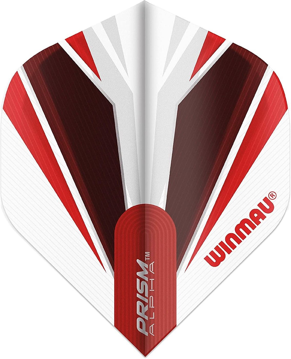Winmau Prism Alpha White & Red Darts Flights
