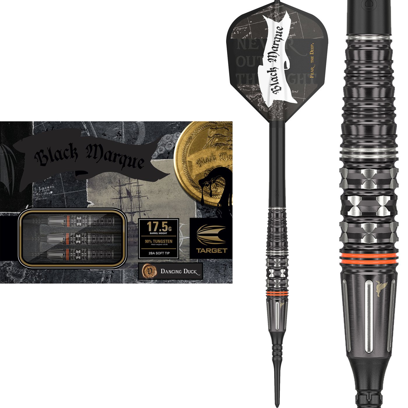 Target Japan Black Marque Dancing Duck G3 90% Soft Tip Darts
