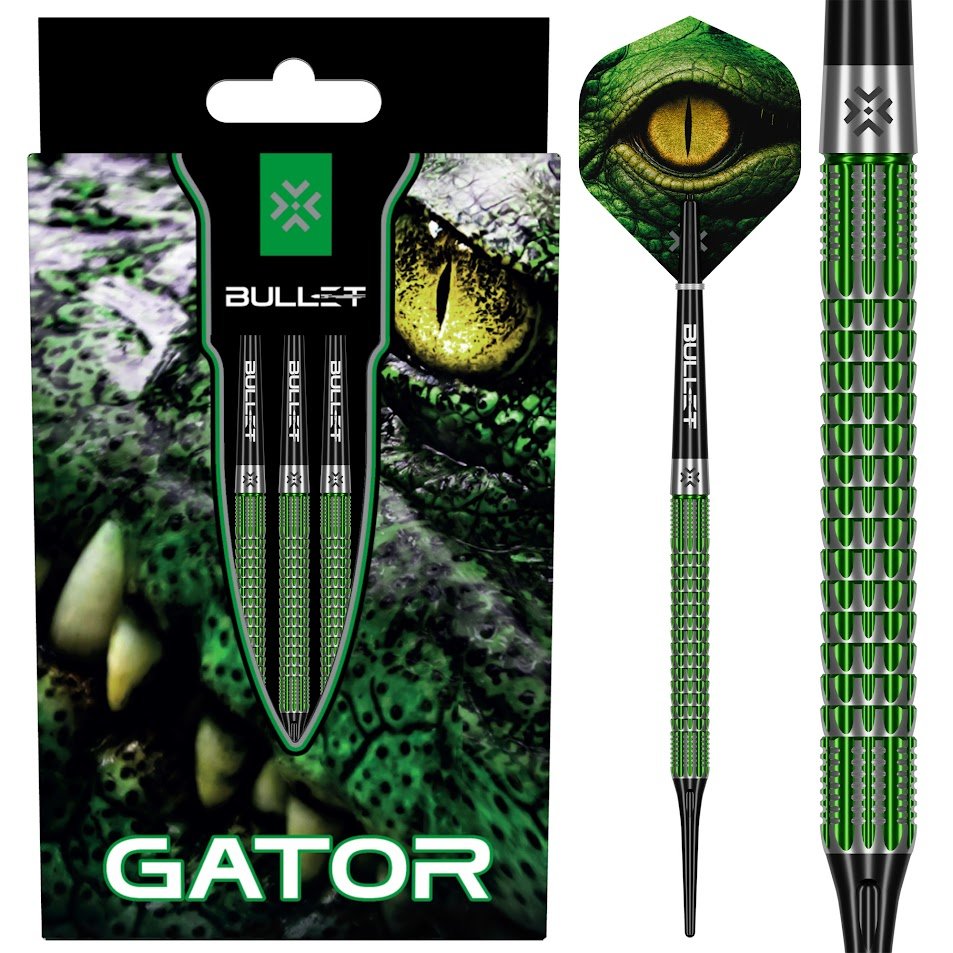 Bullet Gator 90% - Softtip Dartpile