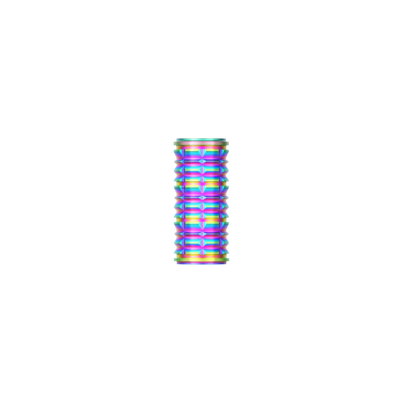 ONE80 Talon Brass Grip Units Rainbow D