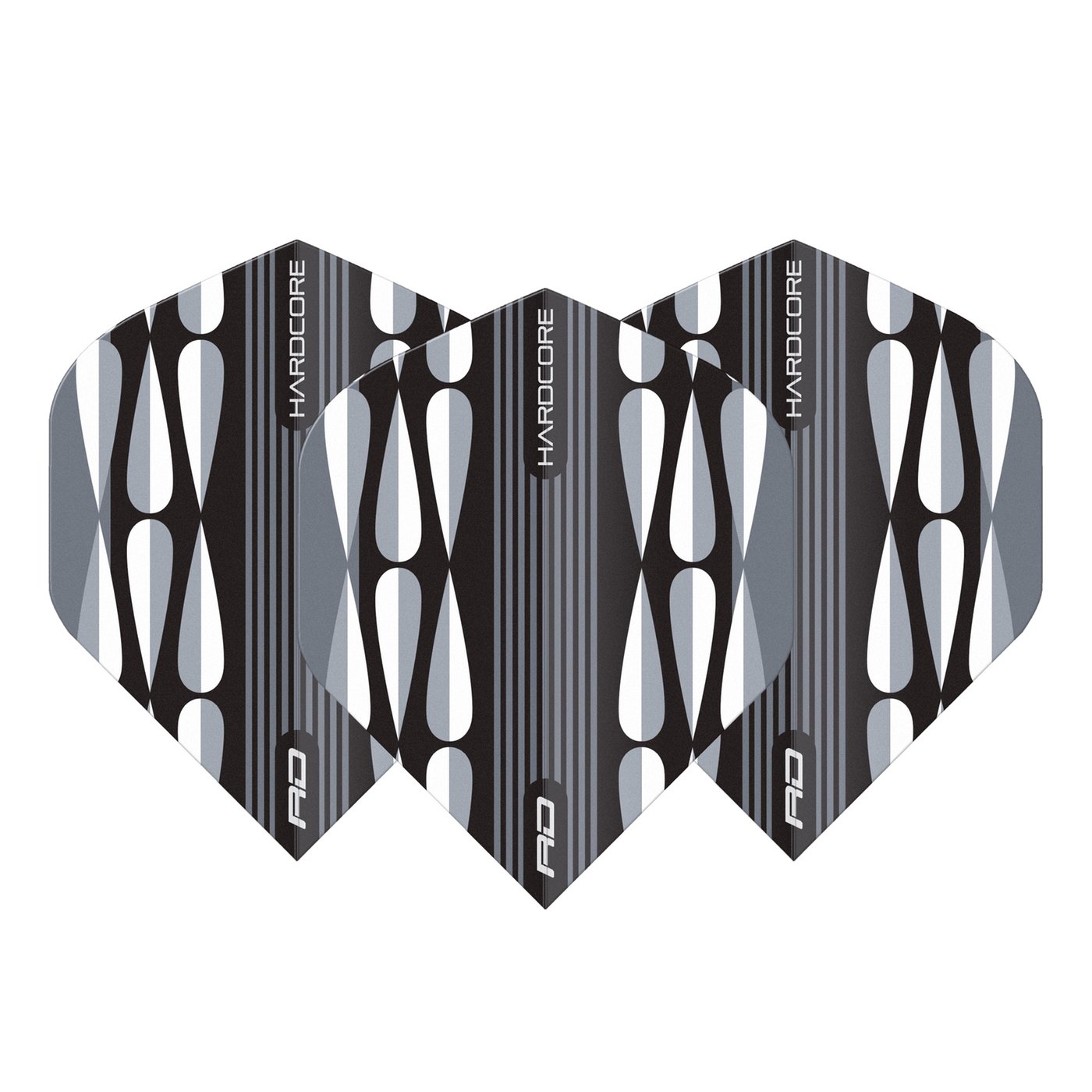 Red Dragon Hardcore Radical White Teardrop Darts Flights