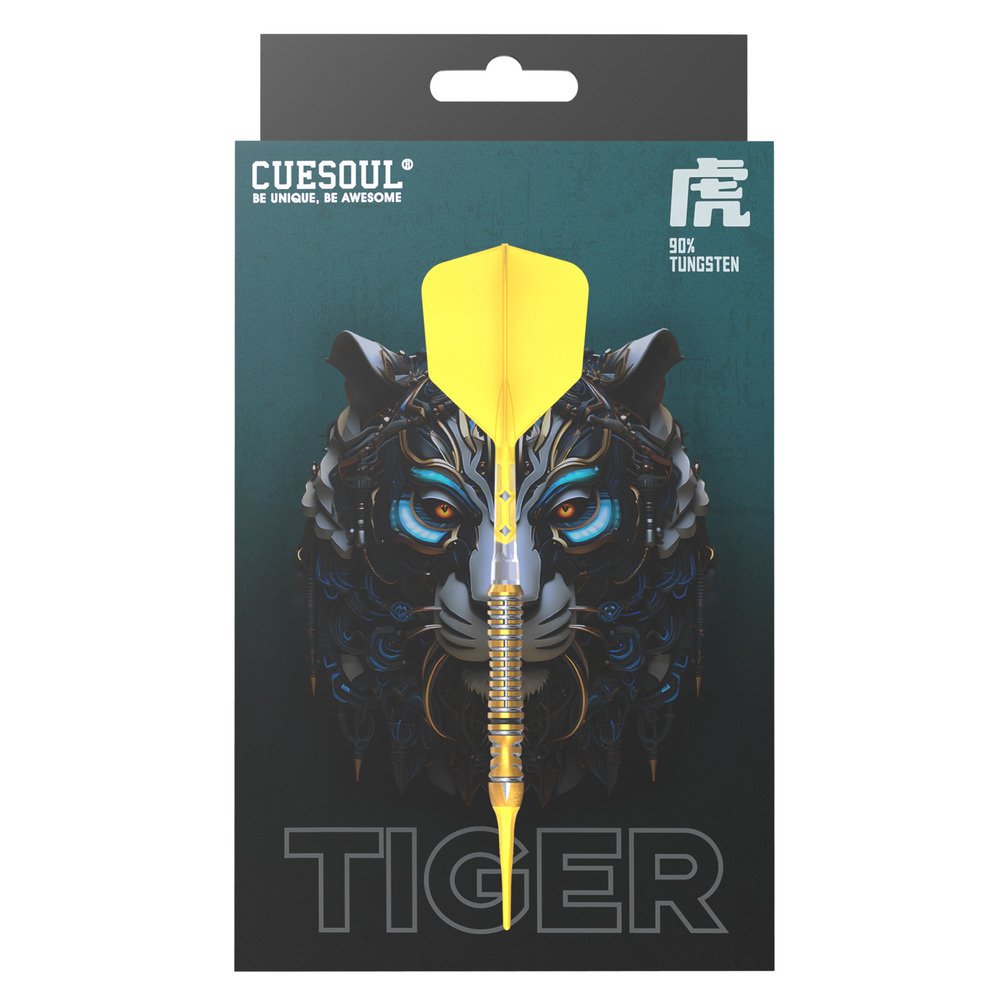 Cuesoul Zodiac Tiger 90% - Soft Tip Darts - Dartshopper.eu