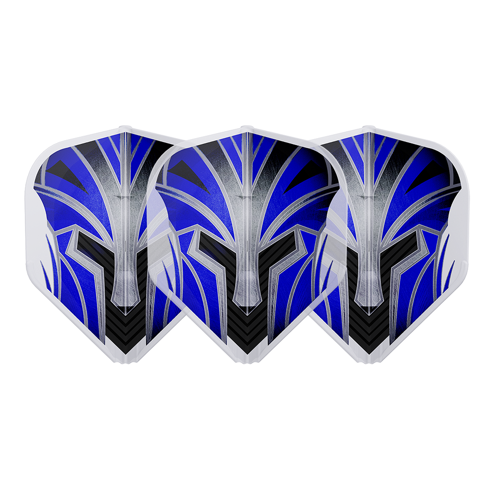 L-Style EZ L1 Prime Series Blue Clear White Darts Flights