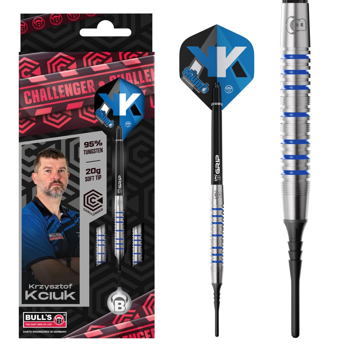 BULL'S  Krzysztof Kciuk 95%  - Soft Tip Darts