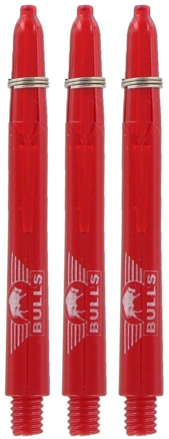 Bull's Nylon Glowlite Red Darts Shafts