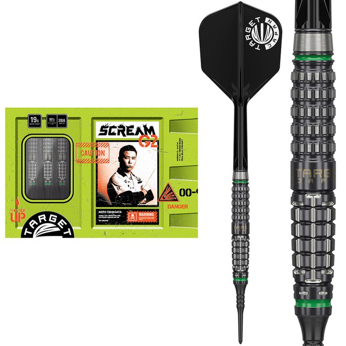 Target Japan Akito Yamagata Scream G2 90% Soft Tip Darts