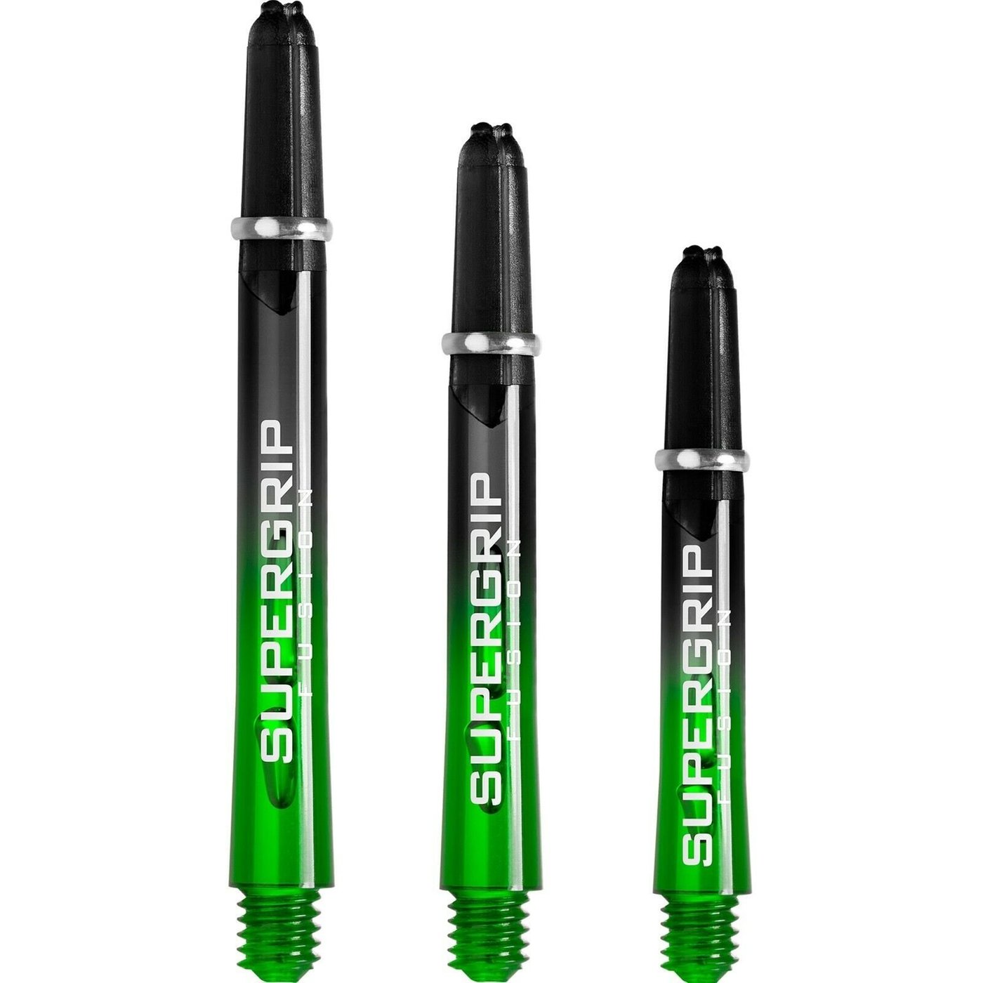 Harrows Supergrip Fusion X Green Darts Shafts