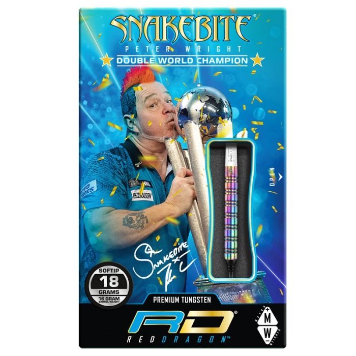 Red Dragon Peter Wright Snakebite 1 Soft Tip Darts