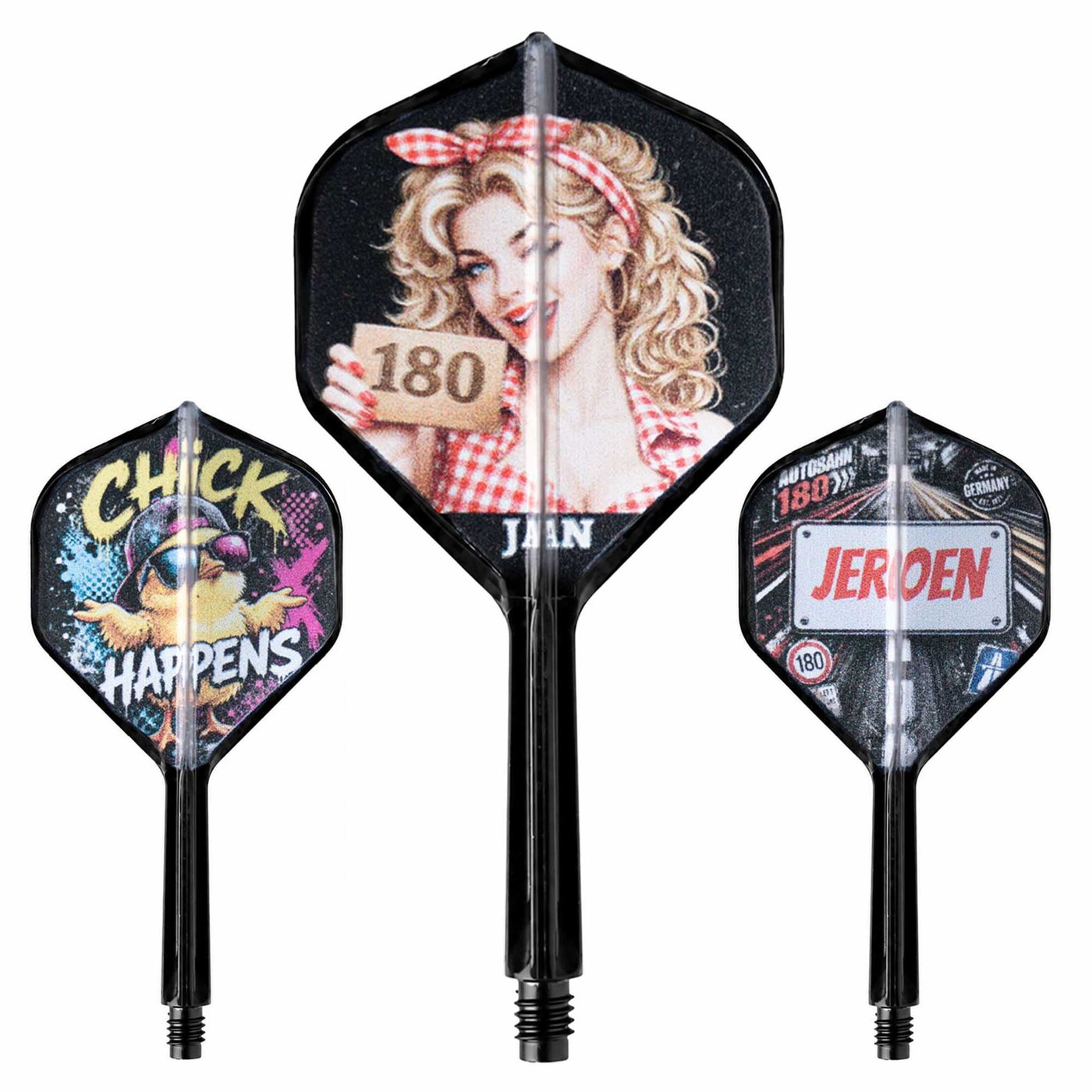 [4 lati] K-flex Nero NO2 Stampa UV a colori completa con logo o immagine