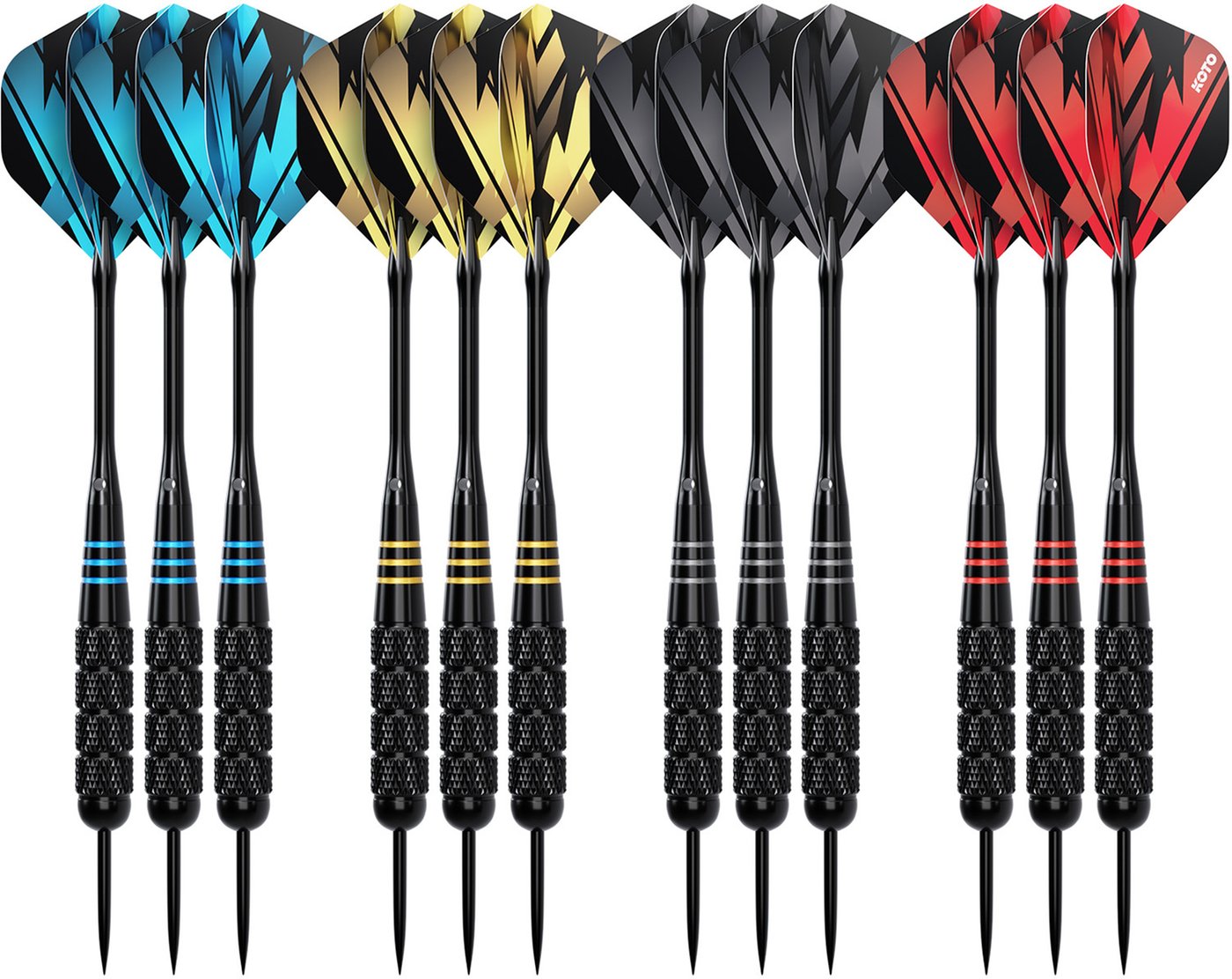 KOTO Brass Multiset - 12 Darts - 23 gram Dartpile