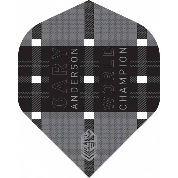 Unicorn UltraFly Gary Anderson Big Wing Black Darts Flights