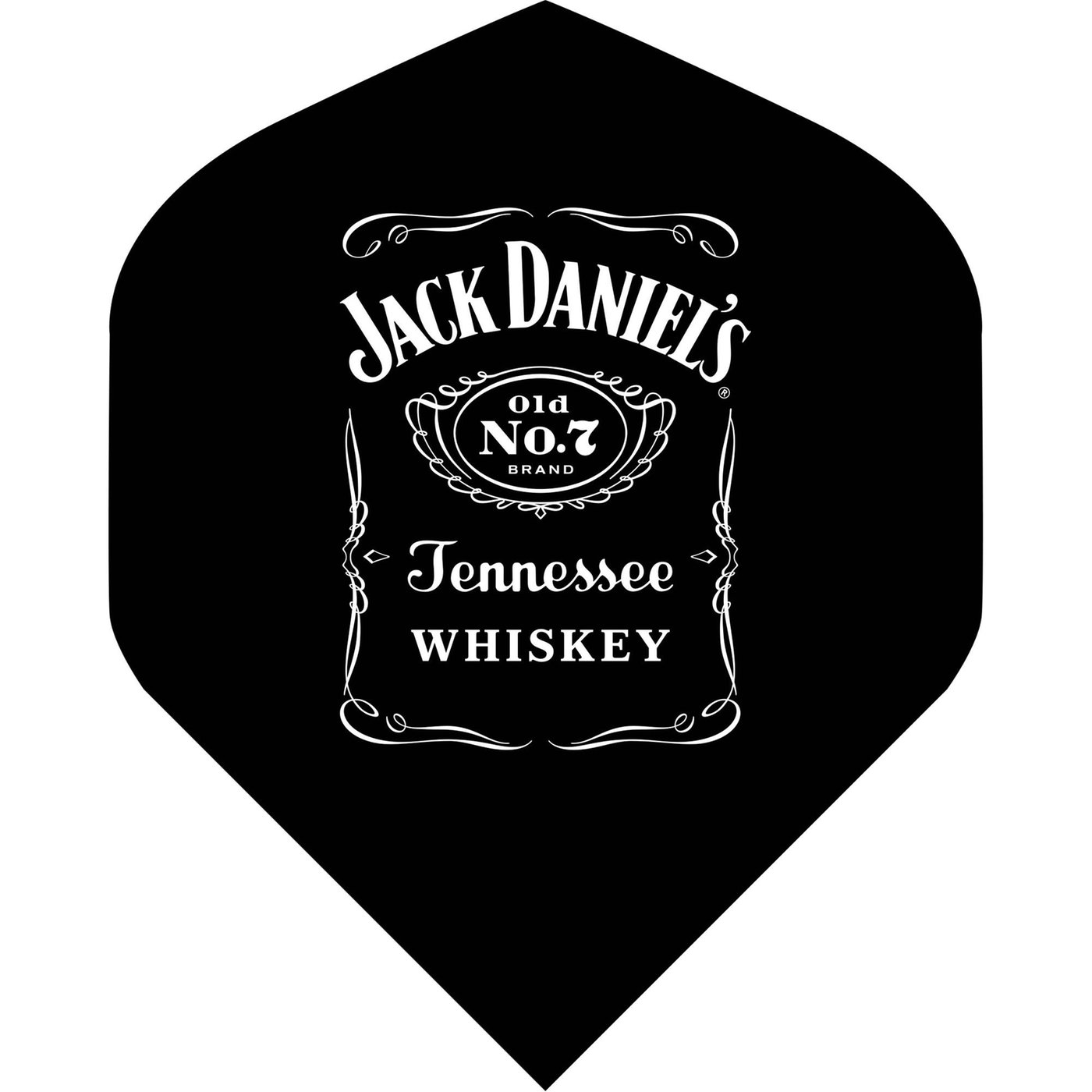 Jack Daniels Bottle Logo NO2 Darts Flights