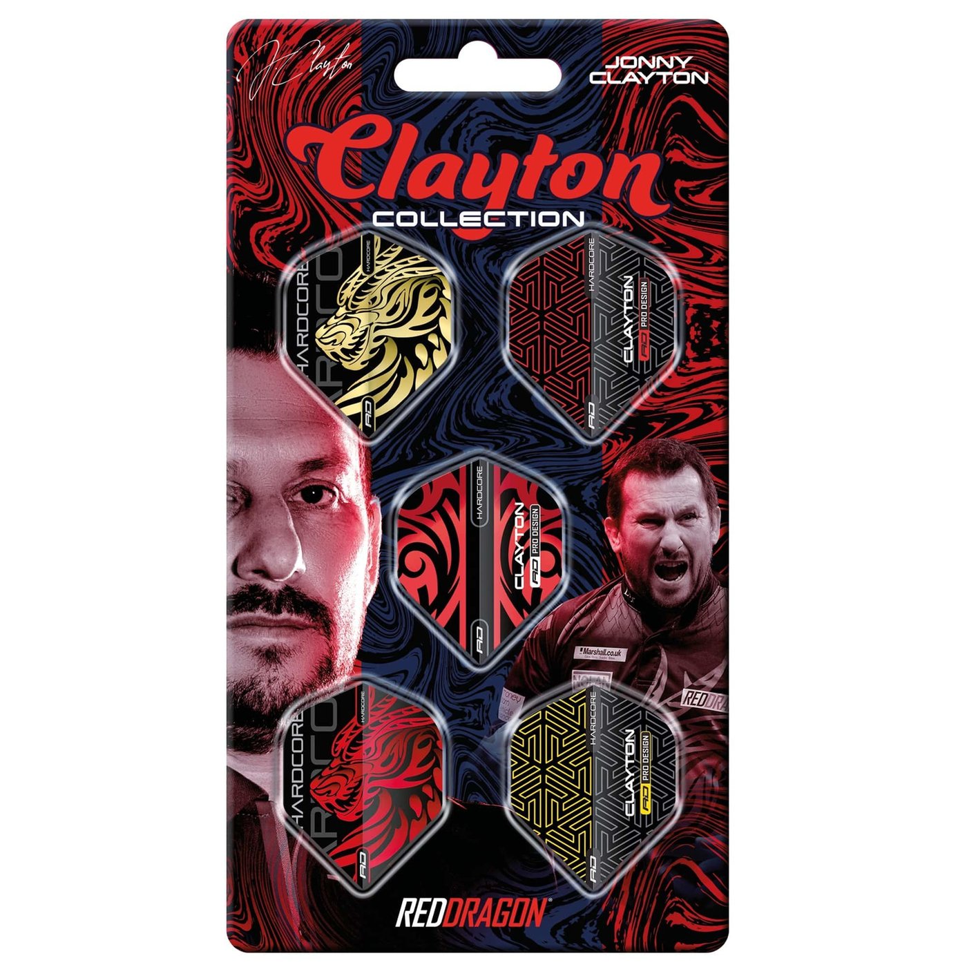 Plumas Red Dragon Jonny Clayton Hardcore Collection