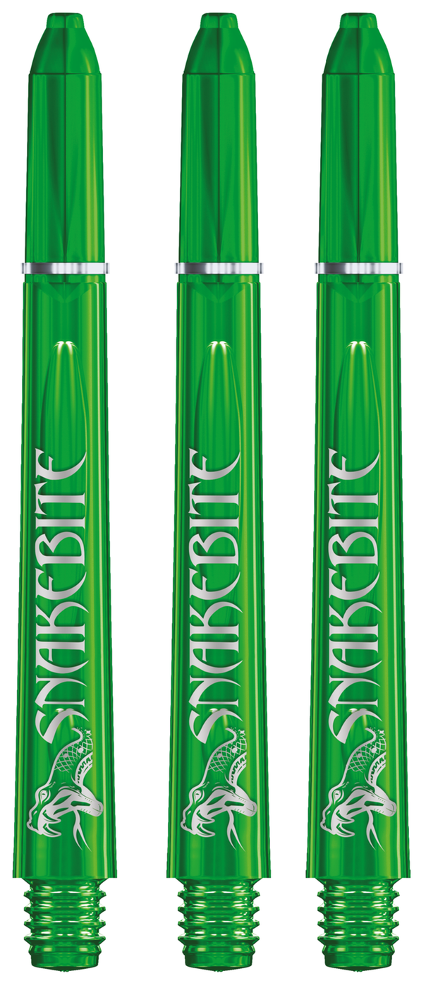 Red Dragon Snakebite Signature Green Darts Shafts