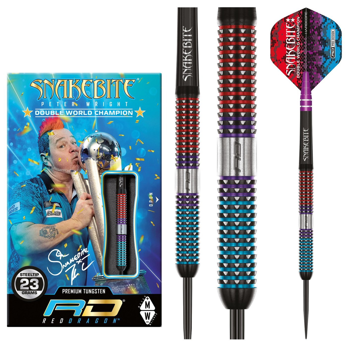Red Dragon Peter Wright Spirit 90% Darts