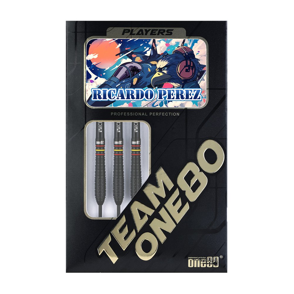 ONE80 Ricardo Perez V2 90% - Steel Tip Darts - Dartshopper.com