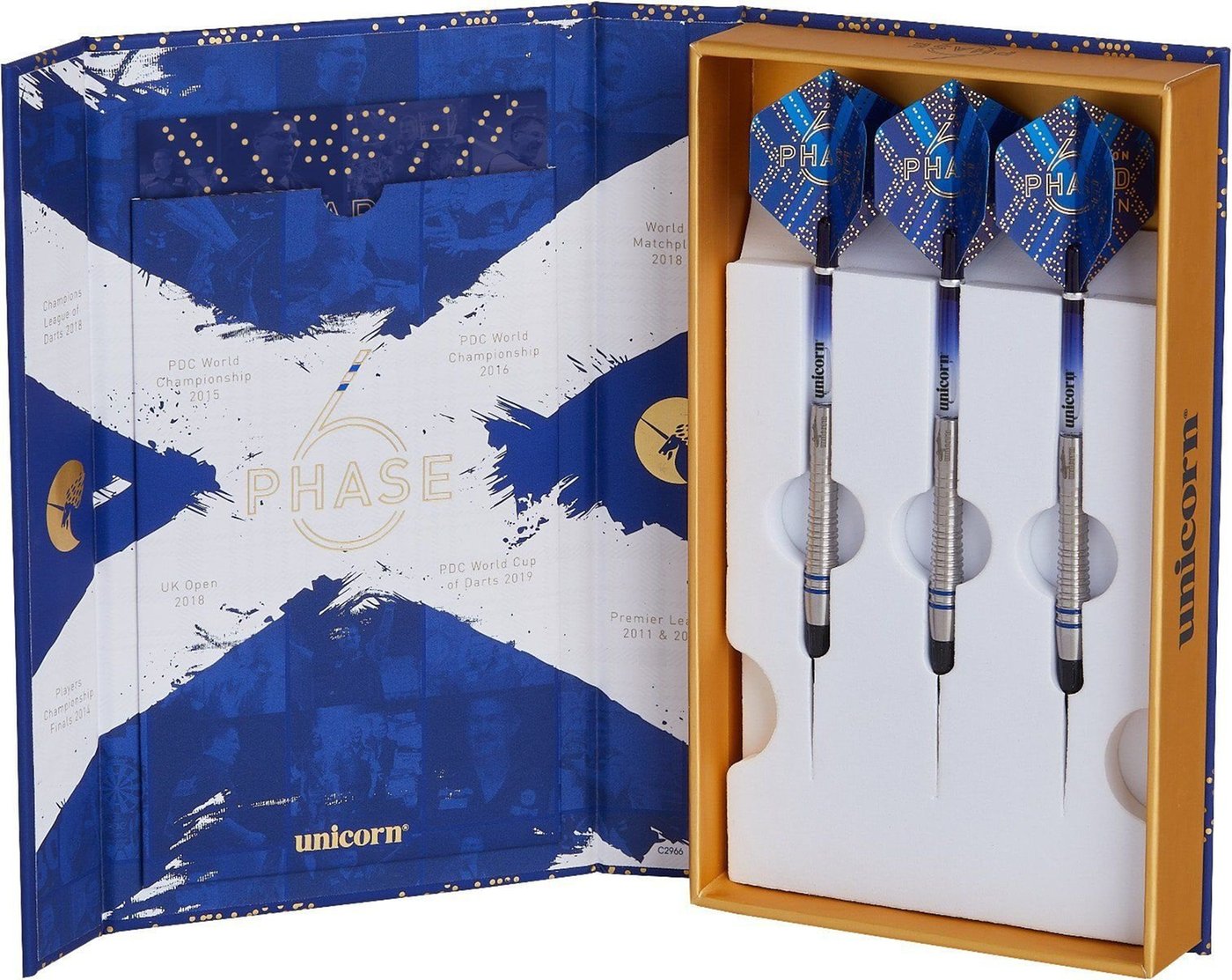 Dardos Unicorn Gary Anderson Phase 6 70% Punta de Plástico