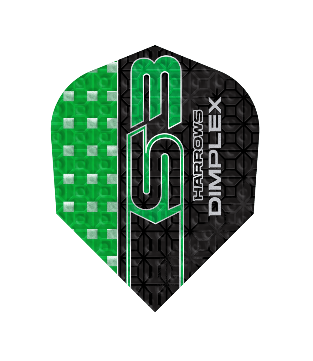 Harrows Dimplex S3 Green NO6 Darts Flights