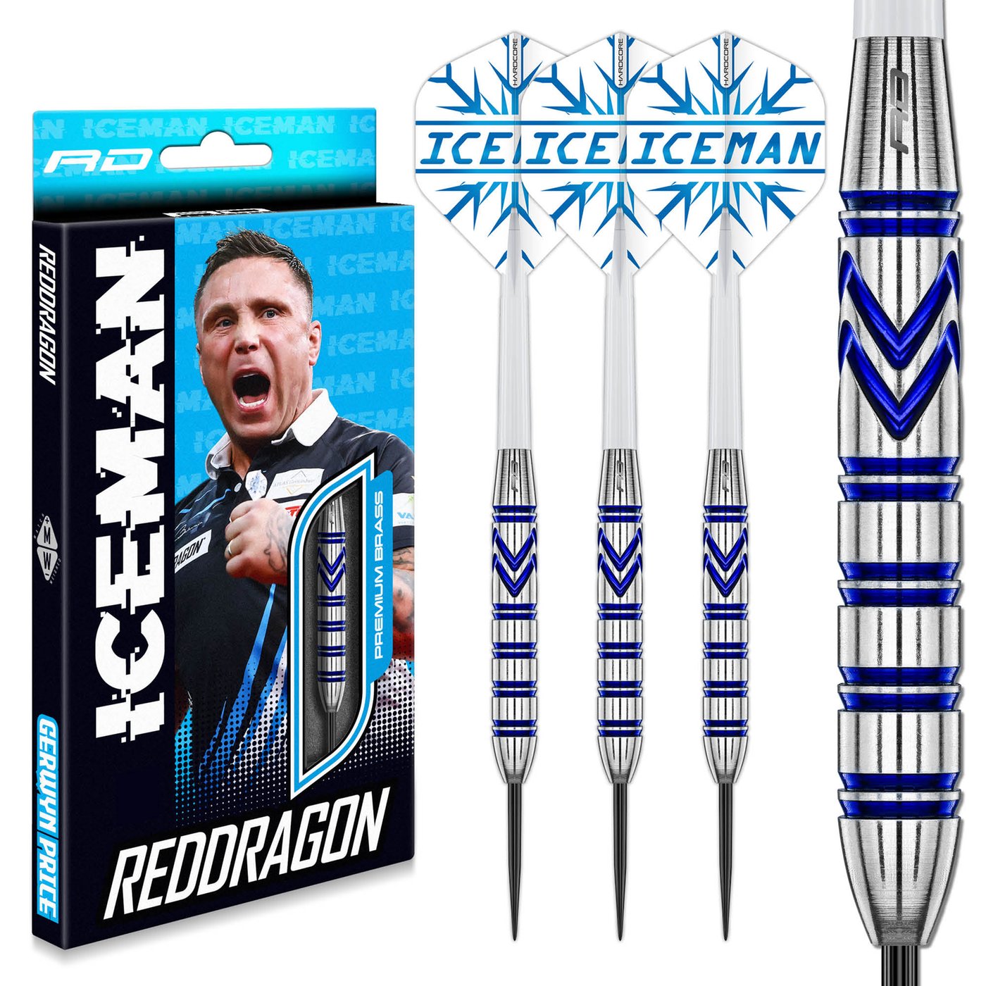 Red Dragon Gerwyn Price Brass - Steel Tip Darts